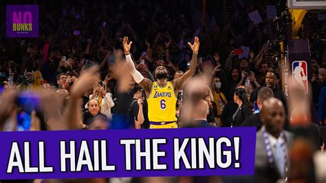 Lebron James Becomes Nbas All Time Scoring King 👑 Youtube