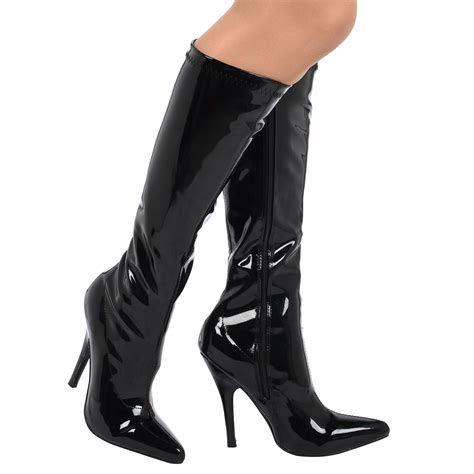 Womens Boots Ladies Under Knee High Heels Stiletto Pointed Toe Shoes Size New Ebay