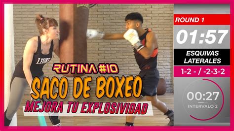 ENTRENAMIENTO Con SACO De BOXEO 10 Mejora Tu EXPLOSIVIDAD YouTube