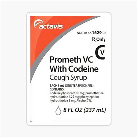 "Actavis Label Sticker" Sticker for Sale by MrMyagii | Redbubble