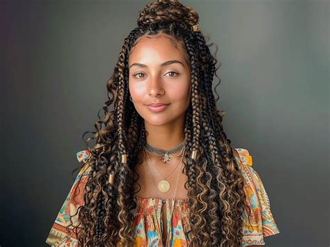 Boho Knotless Braids That Are Hot Right Now