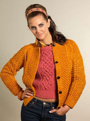 Ravelry Tangerine Aran Cardigan Pattern By Claire Montgomerie