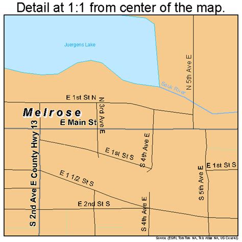 Melrose Minnesota Street Map 2741570