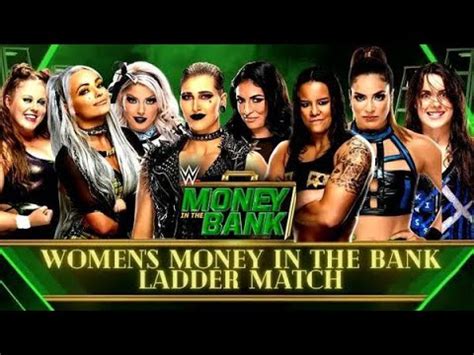 WWE Money In The Bank 2022 Women S Money In The Bank Ladder Match YouTube