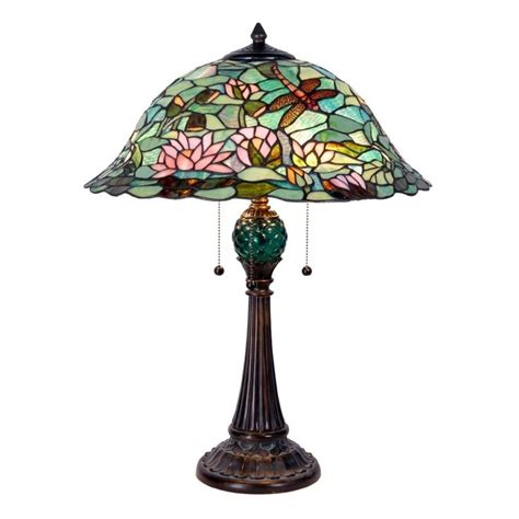 Lampada Da Tavolo Waterlily In Stile Tiffany Lampada Tiffany Lampade