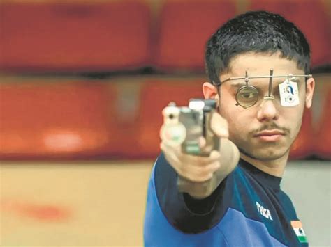 Vijayveer Sidhu Wins Haryana Tops National Shooting Championship