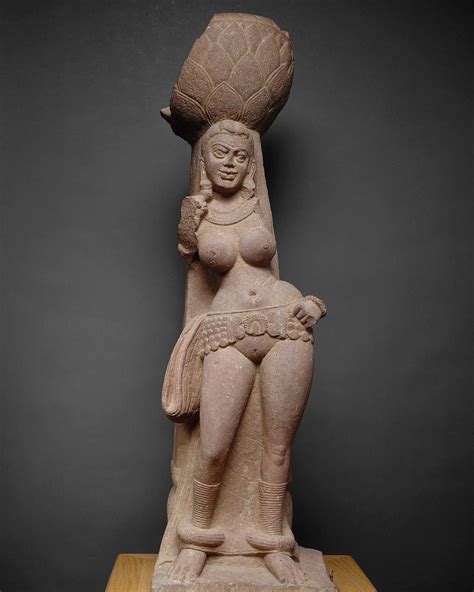 Statue Of A Nude Yakshi Or Female Nature Spirit India Kushan Empire 2nd Century AD