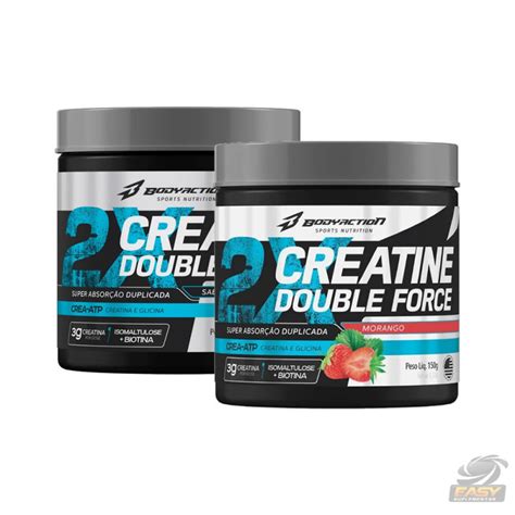 COMBO 2 CREATINES DOUBLE FORCE 150G BODY ACTION