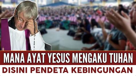 MAMPOSPendeta Ditampol Jemaat Tak Mampu Tunjukkan Ayat YESUS MENGAKU