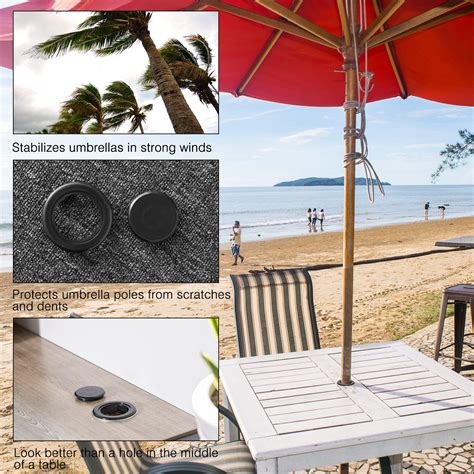 Snapklik Sets Inch Patio Table Umbrella Hole Ring And Cap Set