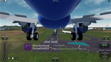 Butter At Menorca With A220 In Project Flight Roblox Youtube