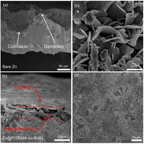 Figure S23. The side-view of a) bare Zn. b) The high magnification ...