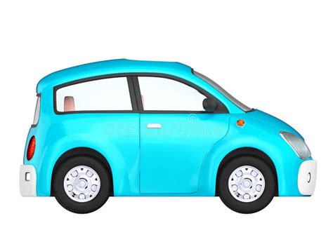 Small Cute Blue Car Stock Illustration Illustration Of Automotive