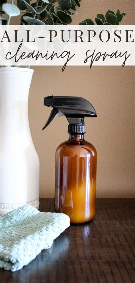 Diy Natural All Purpose Cleaning Spray Recipe Diy Cleaning Spray