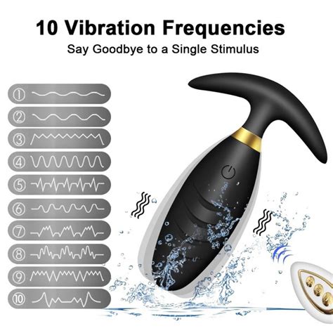 Anal Vibrator For Men And Women Anal Plug Wireless Remote Control