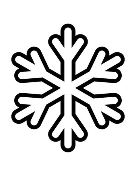 FREE Printable Snowflake Patterns (Large and Small Snowflakes) | Snowflake drawing easy ...