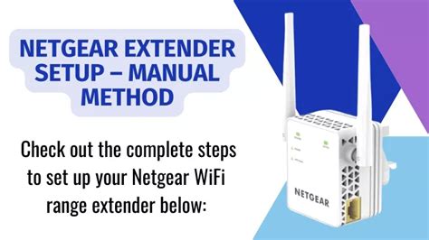 PPT Netgear Extender Setup Process PowerPoint Presentation Free