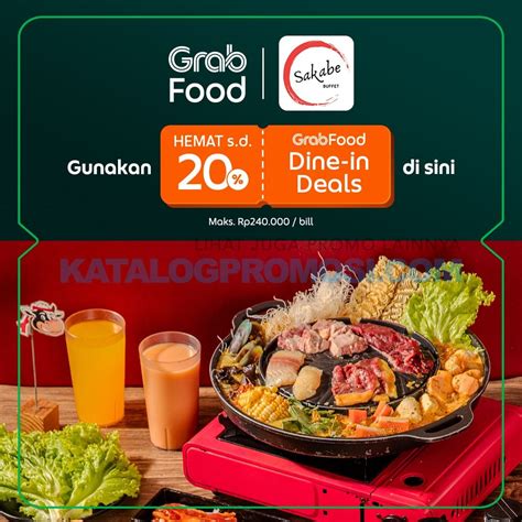 Promo SAKABE BUFFET GRABFOOD DINE IN VOUCHER HEMAT HINGGA 20