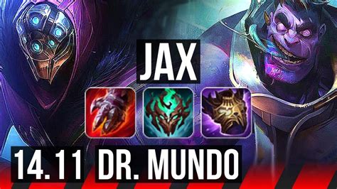 Jax Vs Dr Mundo Top Winrate Solo Kills Dominating Euw