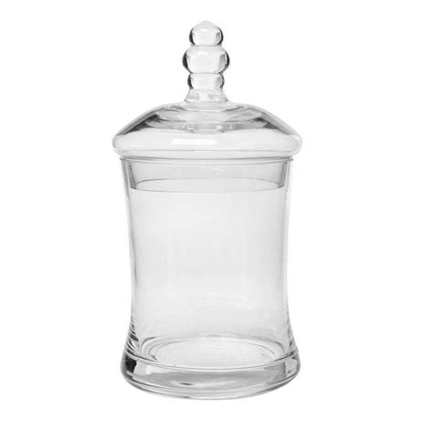 Designer Clear Glass Decorative Apothecary Jars Myt