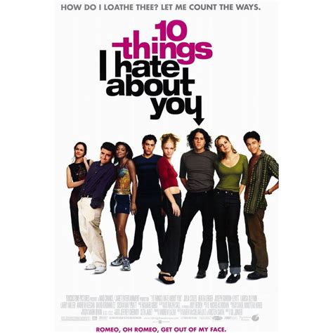 Ten Things I Hate About You (1999) 27x40 Movie Poster - Walmart.com - Walmart.com