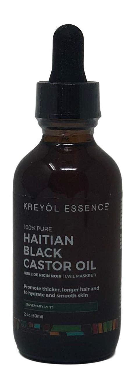 Haitian Black Castor Oil Kreyol Essence Kreyòl For Hair