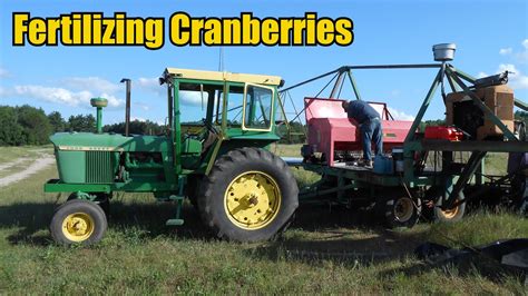 Fertilizing Cranberries John Deere 4020 Pulling Boom Youtube