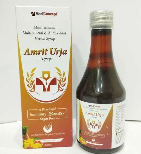 Amrit Urja Syrup Packaging Type Bottle Packaging Size 200 ML At Rs