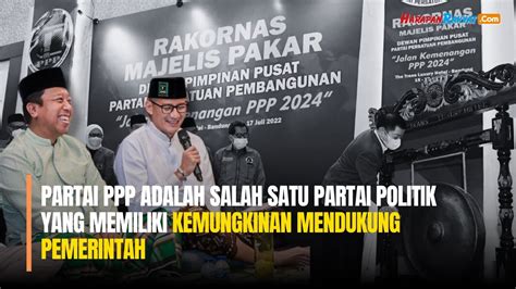 Sandiaga Uno Sebut PPP Siap Mendukung Pemerintah Romy Ungkap Siap