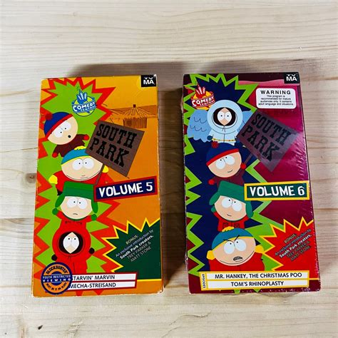 South Park Volume 5 And 6 Vhs Tapes Etsy