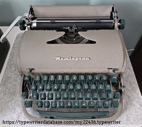 1951 Remington All-New on the Typewriter Database