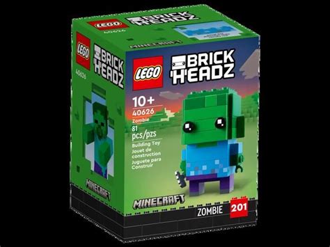 Lego Brickheadz Minecraft Zombie Cdiscount Jeux Jouets