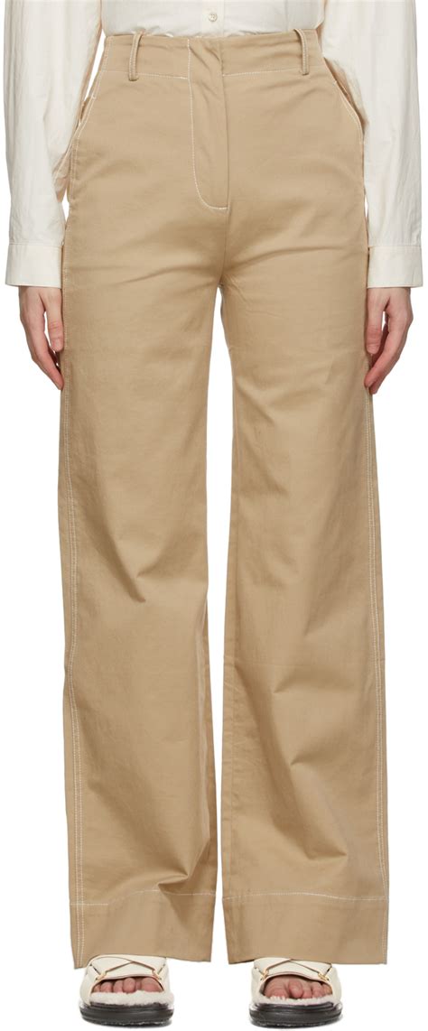 Anna Quan Beige Hugo Trousers Ssense