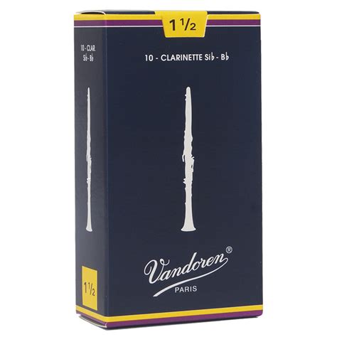 Caixa C 10 Palhetas Clarinete Vandoren Tradicional Sigma Magazine