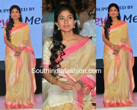 Sai Pallavis Saree Look South India Fashion