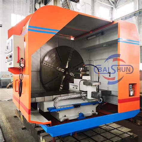 China Supplier Horizontal Facing Surfacing Lathe Machine Flange