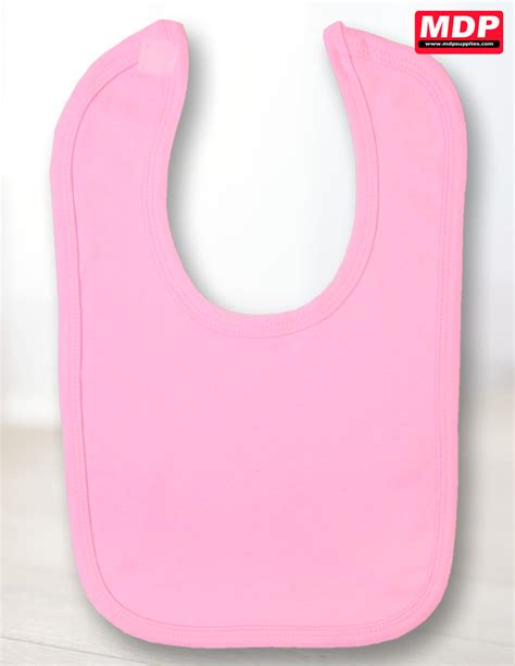 Mdp Supplies Baby Bibs With Velcro Fastening