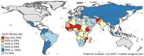 International Education Statistics Adult Literacy Rates