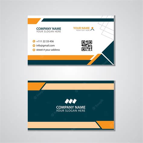 Plantilladediseñodetarjetadepresentación Vector Premium