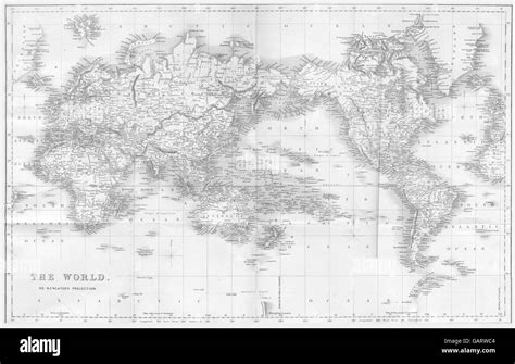 Mundo El Mundo El mundo de la proyección de Mercator 1880 mapa