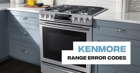 Kenmore Range Error Code F3 Appliance Repair Los Angeles