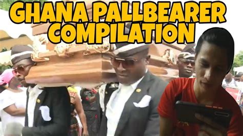 GHANA PALLBEARERS DANCING COMPILATION GHANA PALLBEARERS DANCING