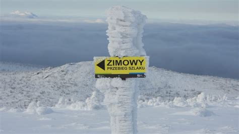 W Karkonoszach Trudne Warunki Pogodowe