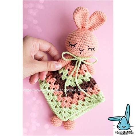 Amigurumi Rabbit Snuggle Toy Crochet Pattern Snuggle Bunny Etsy