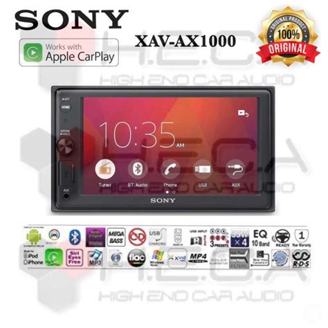 Jual Sony Xav Ax Head Unit Tape Mobil Double Din Audio Apple Car