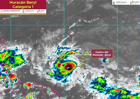 Trayectoria del huracán Beryl 2024 Tus Buenas Noticias