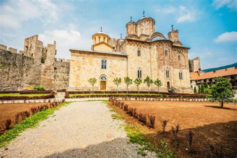 Premium Photo | Christian monastery manasija in the medieval walls the ...