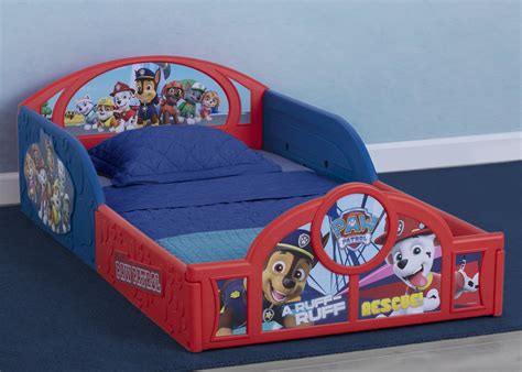 PAW Patrol Plastic Sleep and Play Toddler Bed | Delta Children