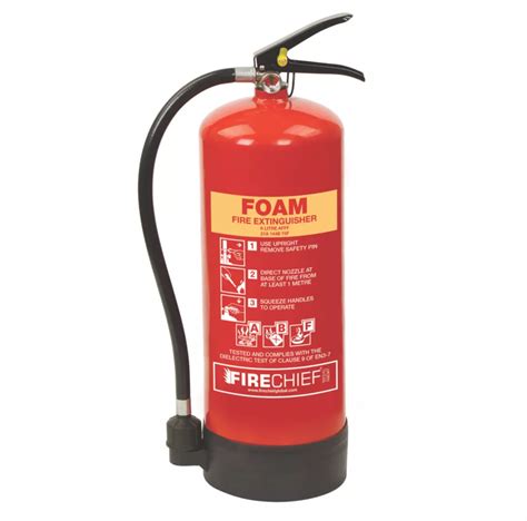 Firechief Cxf6 Foam Fire Extinguisher 6ltr Screwfix