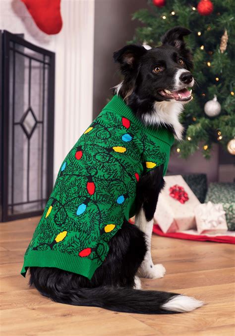 Pet Christmas Tree Holiday Sweater Christmas Sweaters